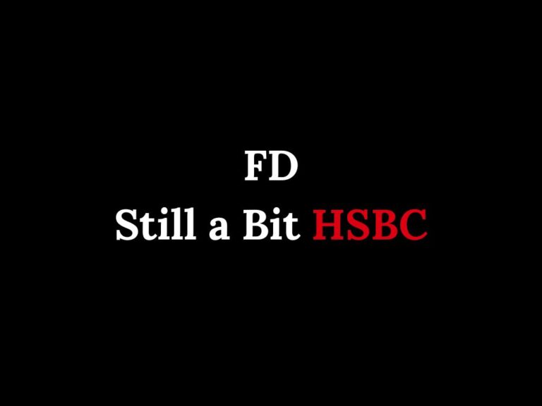 FD still a bit HSBC
