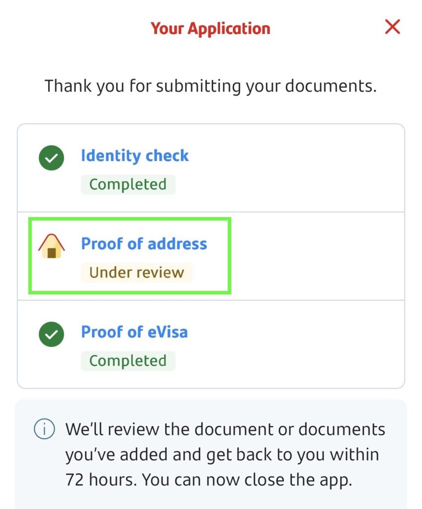 Santander Rewards - application under review
